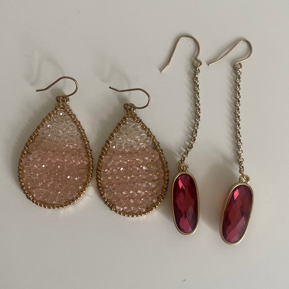 Dangling Earrings / 2 Sets